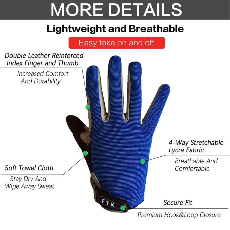 1 Pair Cycling Gloves for Kids Sport – Finger Ten Sport