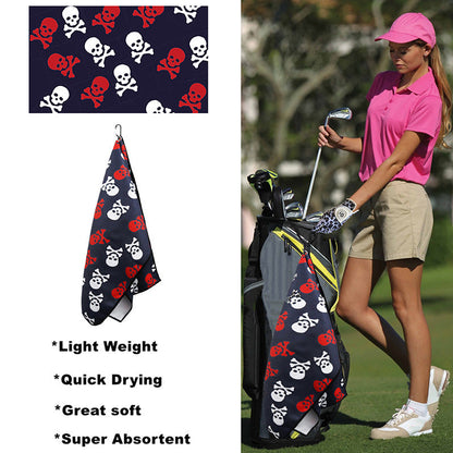 Golf Towel for Golf Bag Printed 14X42 Inch 1 Pack